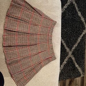 Lush brand plaid skirt